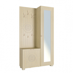 Шкаф комбинированный «Монблан» МБ-11 береза снежная