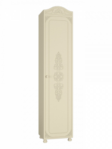 Шкаф Ассоль плюс АС-53К (правый с короной) ваниль