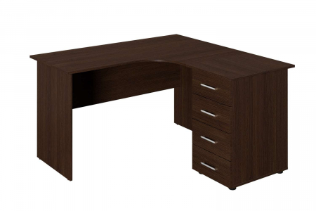 Комплект стол с тумбой ОФ-10+ОФ-20 венге