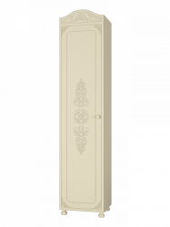 Шкаф Ассоль плюс АС-53К (левый с короной) ваниль