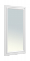 Зеркало «Монблан» МБ-40 (600х1200) белое дерево
