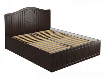 Кровать «Монблан» МБ-606К (2000х1600) венге/орех шоколадный