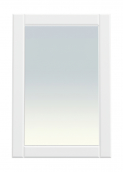 Зеркало Изабель ИЗ-90 белое дерево