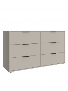 Комод Оптима ОП-16 (1352х426) глиняный серый/риолит