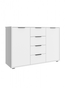 Комод Оптима ОП-17 белый структурный/меренга