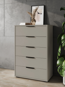 Комод Оптима ОП-05 глиняный серый/риолит