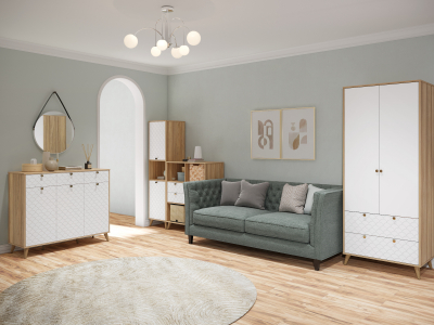 Комплект мебели Велламо ВО-100 блэквуд ячменный/бланж