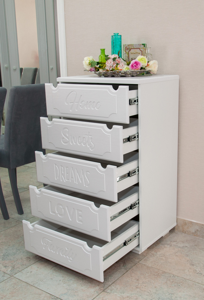 Комод ДримСтар ДС-11 белое дерево