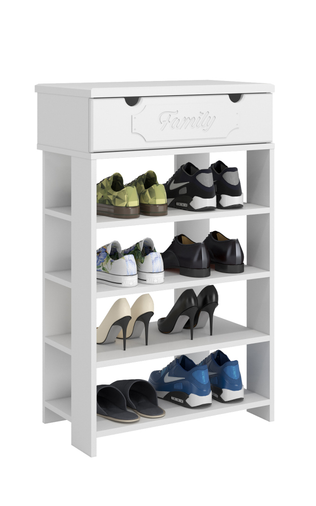 Тумба для обуви ДримСтар ДС-21 (600) белое дерево