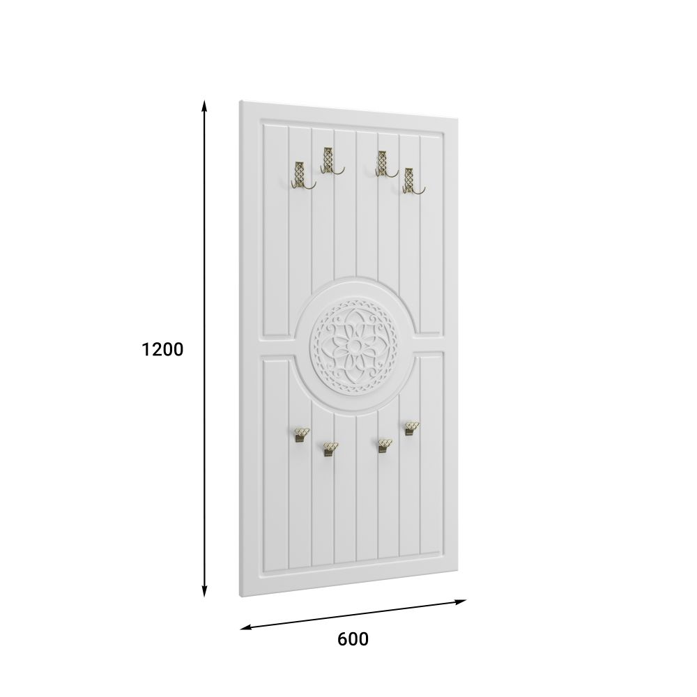 Вешалка «Монблан» МБ-50 белое дерево