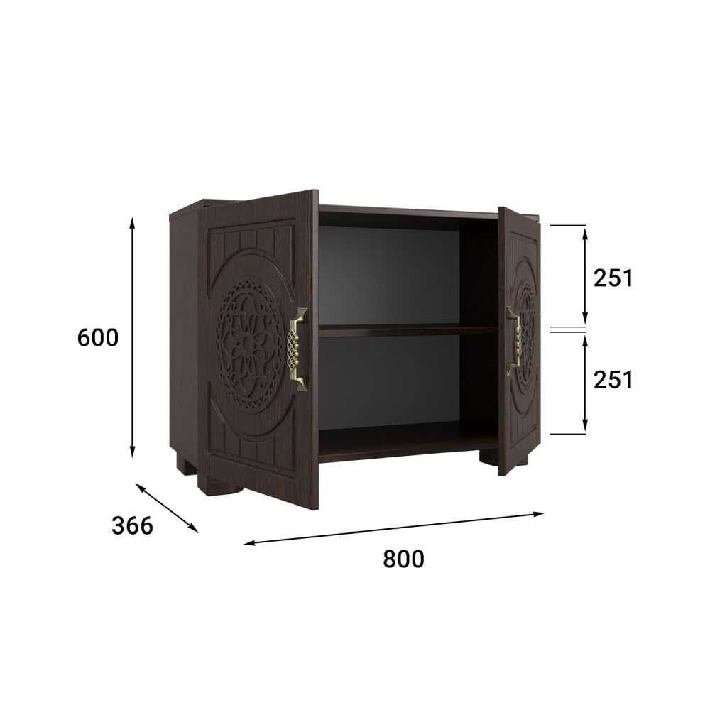 Тумба «Монблан» МБ-30К венге/орех шоколадный