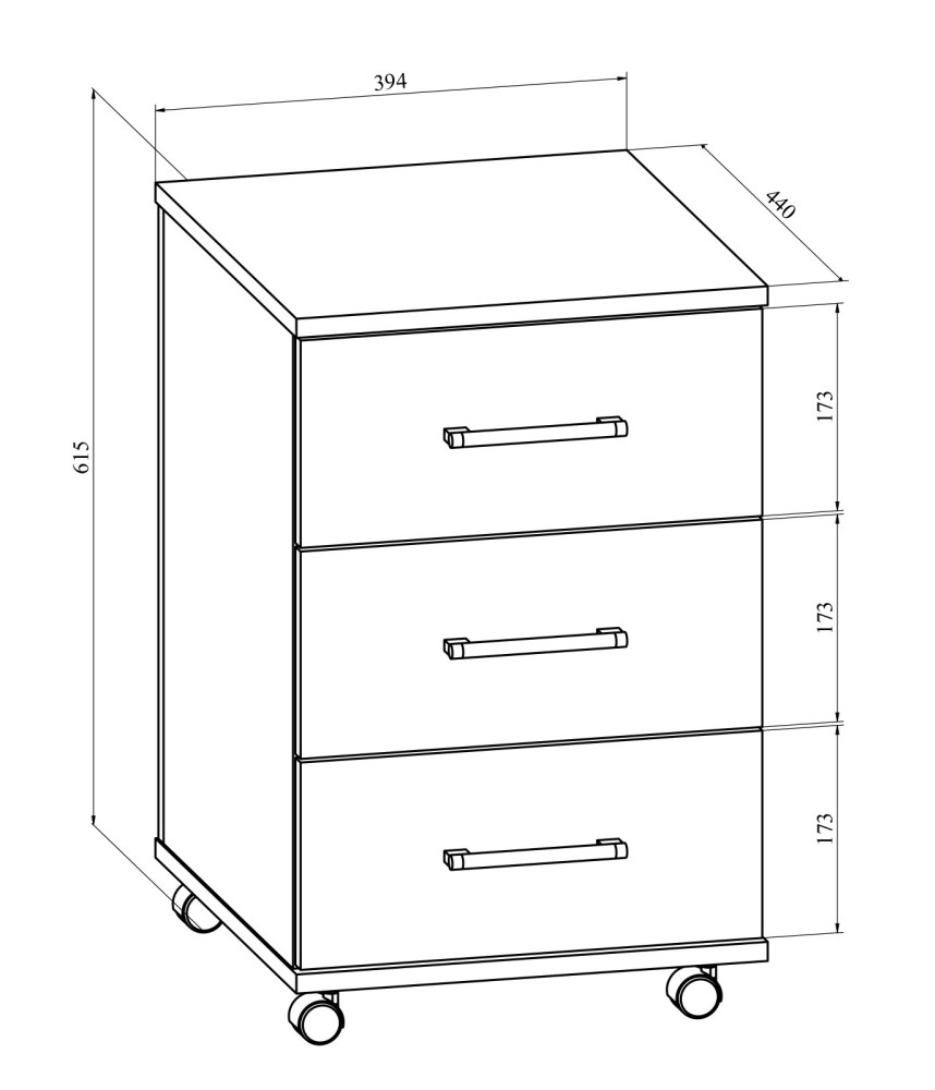 Тумба ОФ-22 венге