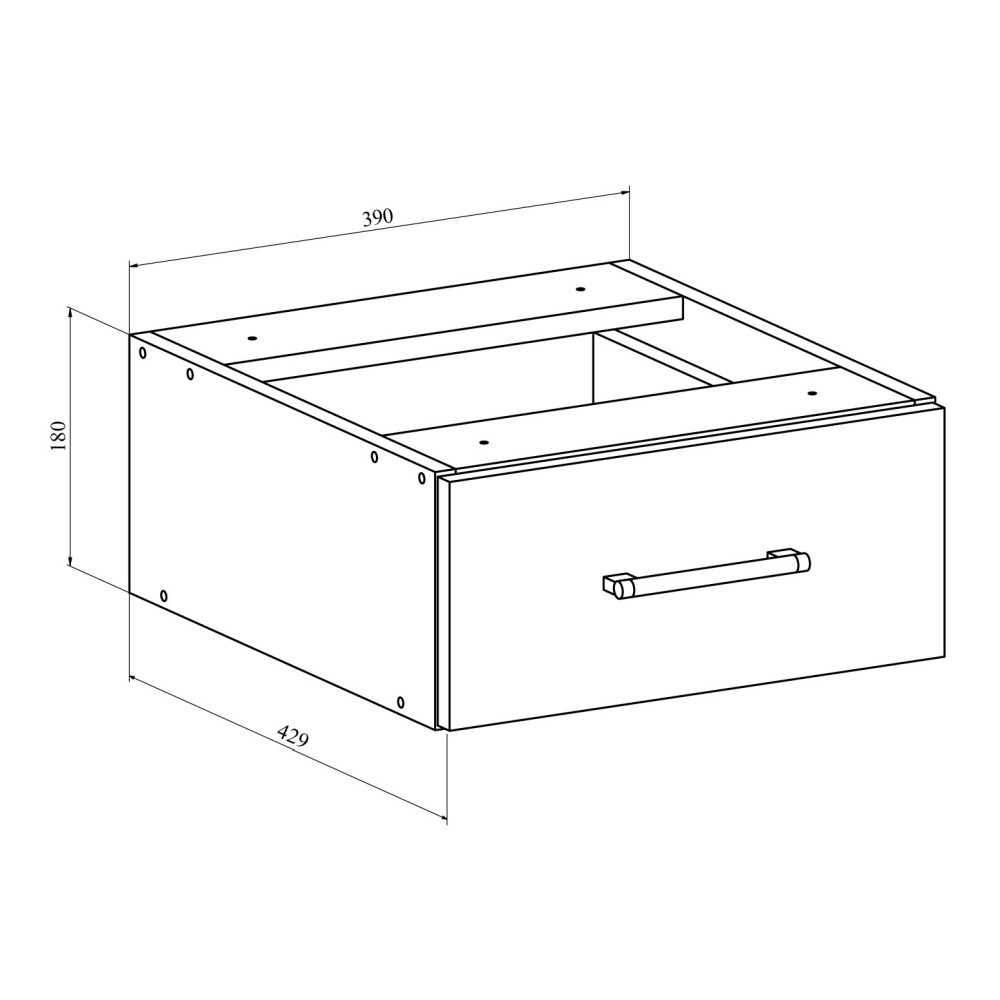 Тумба подвесная ОФ-26 венге