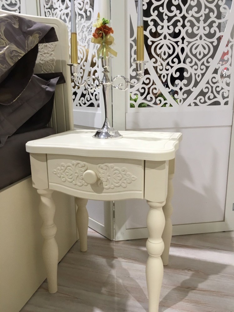 Тумба прикроватная Ассоль плюс АС-39 ваниль