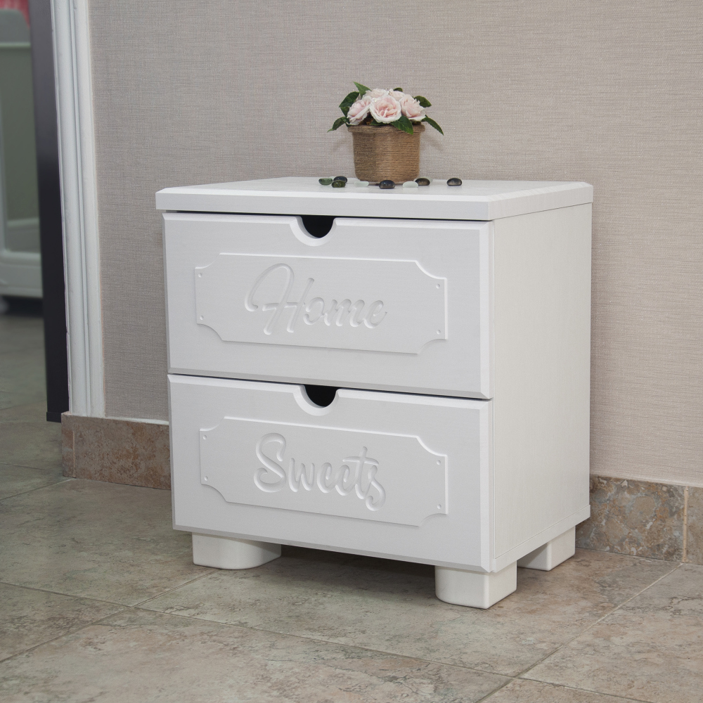 Тумба прикроватная ДримСтар ДС-14 белое дерево