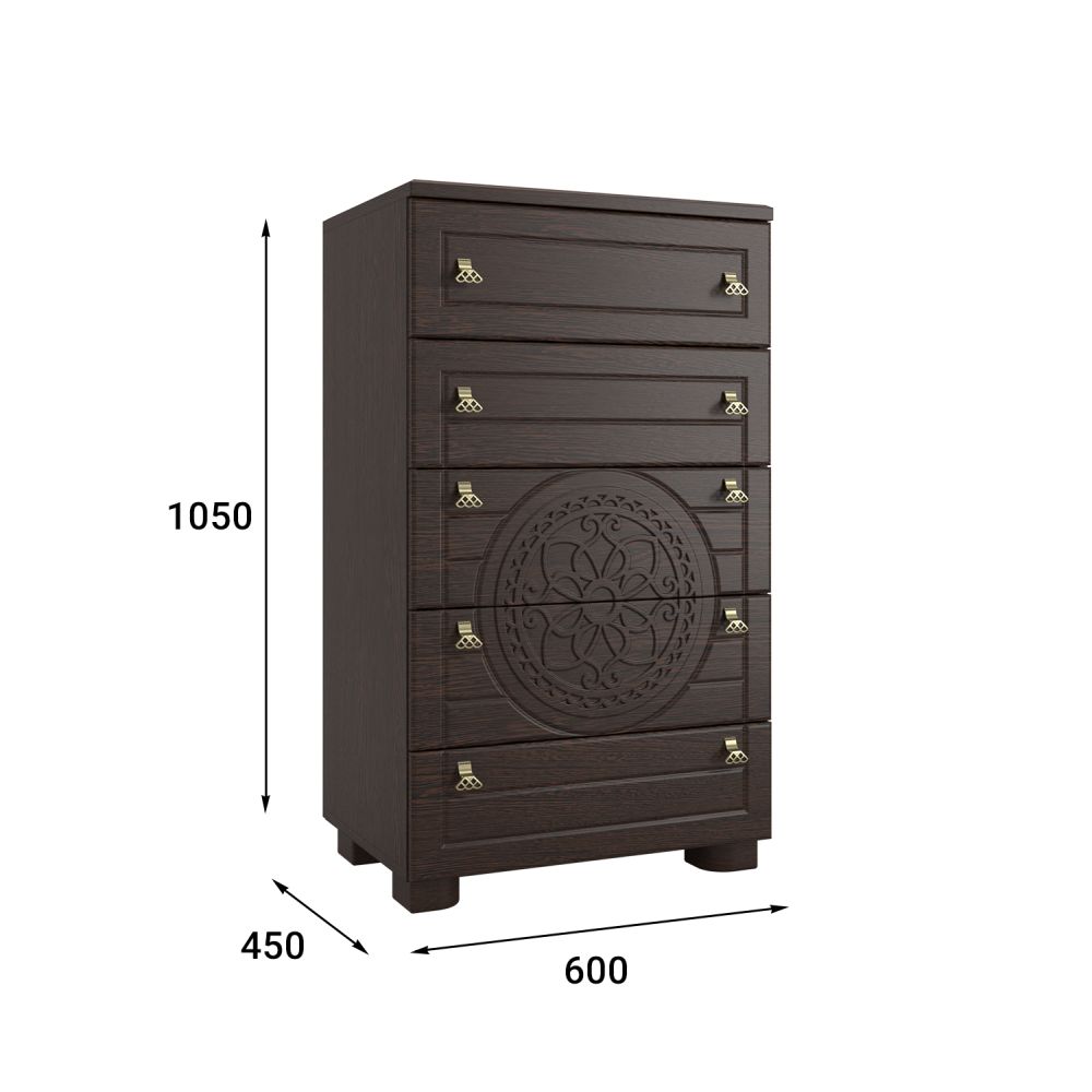 Комод «Монблан» МБ-35К венге/орех шоколадный