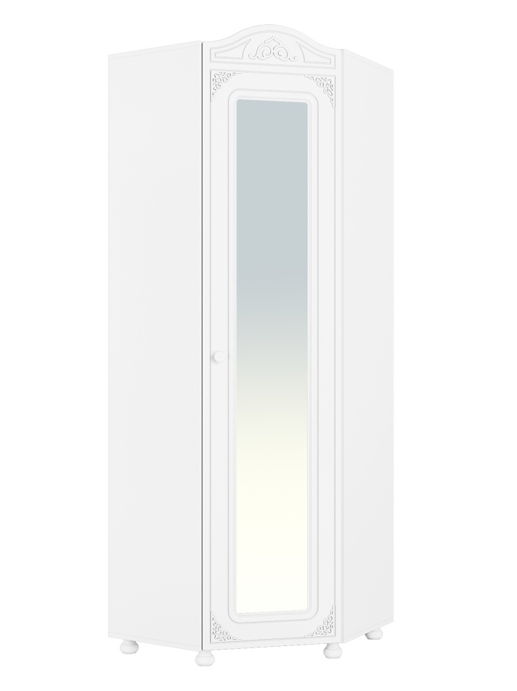 Гарнитур для прихожей Ассоль АС-040 белое дерево