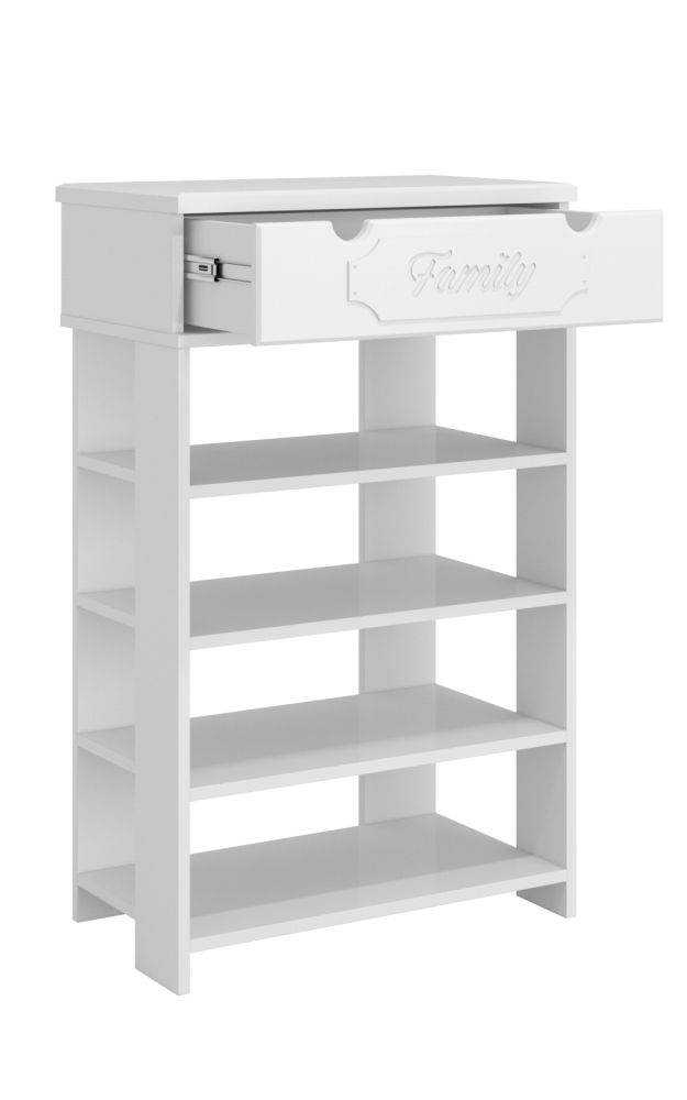 Тумба для обуви ДримСтар ДС-21 (600) белое дерево