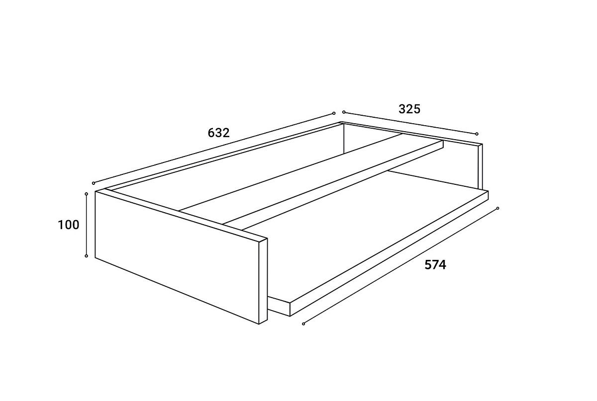 Полка под клавиатуру ОФ-50 блэквуд сатиновый