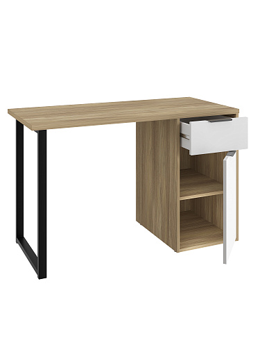 Стол С-408 блэквуд ячменный/меренга