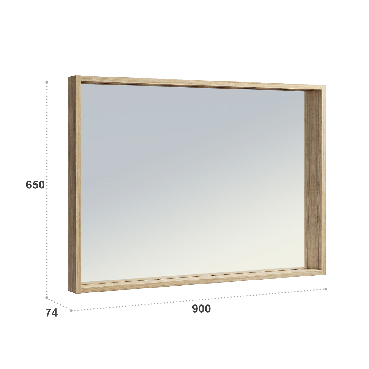 Зеркало Скайлайт СЛ-50 блэквуд ячменный