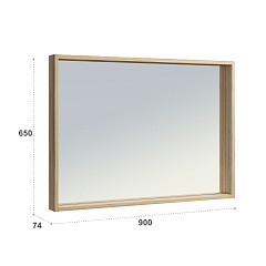 Зеркало Скайлайт СЛ-50 блэквуд ячменный