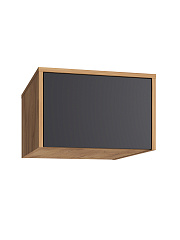 Шкаф-пенал с антресолью Оптима ОП-126 дуб крафт золотой/графит