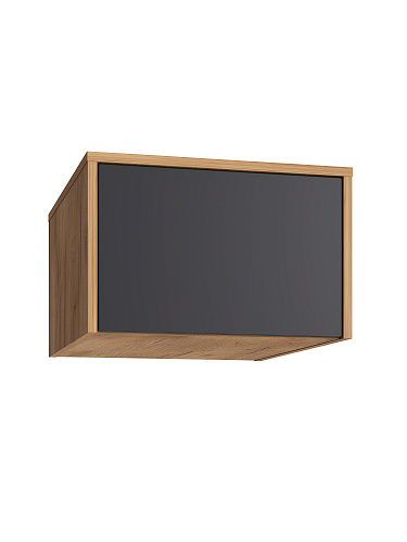 Антресоль Оптима ОП-10 дуб крафт золотой/графит