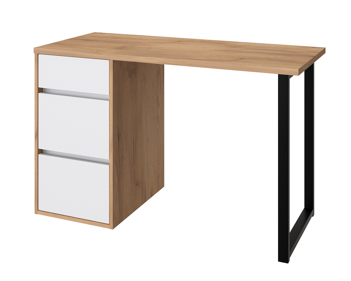 Стол С-401 дуб крафт золотой/меренга