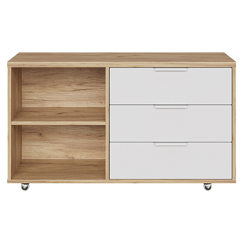 Тумба К-51 дуб крафт золотой/меренга