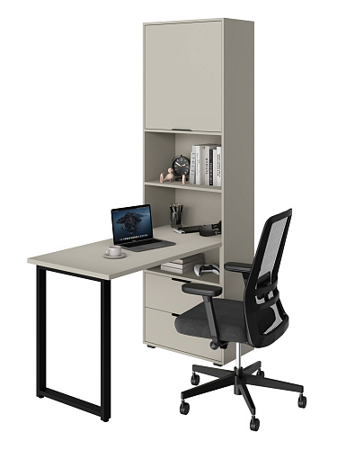 Стол рабочий Оптима ОП-20 глиняный серый/риолит