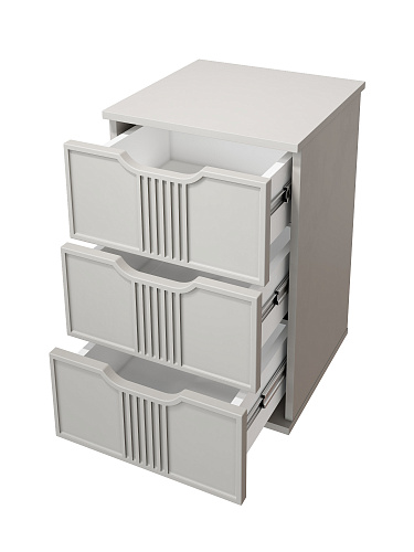 Тумба прикроватная Эмилия ЭЛ-26 кашемир/шарли керамика