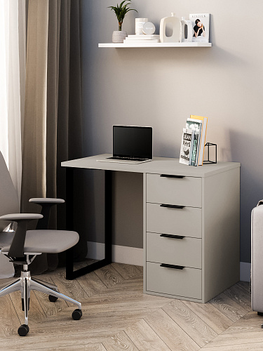 Стол С-404 (1000х550) глиняный серый/риолит