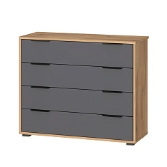 Комод Оптима ОП-04 дуб крафт золотой/графит