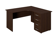 Комплект стол с тумбой ОФ-10+ОФ-20 венге