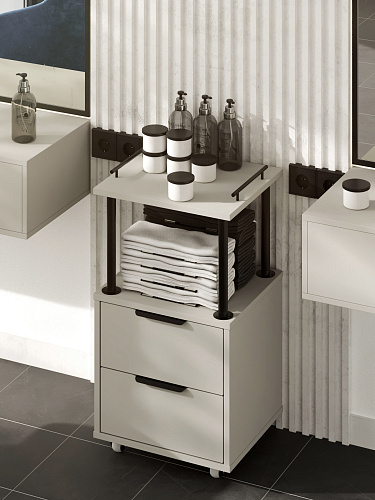 Тумба комбинированная К-32 глиняный серый/риолит