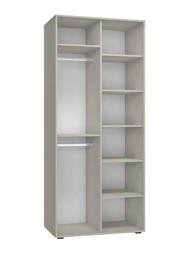 Шкаф для одежды Оптима ОП-01 глиняный серый/риолит