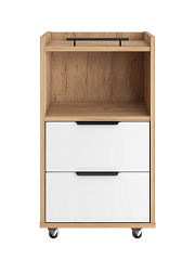 Тумба К-30 дуб крафт золотой/меренга