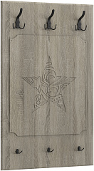 Вешалка ДримСтар ДС-31 дуб сонома темный