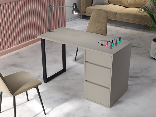 Стол С-401 (1200*550) глиняный серый/риолит