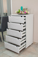 Комод ДримСтар ДС-11 белое дерево