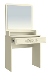 Туалетный столик с зеркалом Ассоль Лайт ТСН-1 ваниль