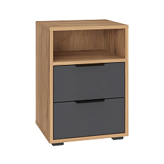 Комплект мебели для спальни Оптима ОП-108 дуб крафт золотой/графит