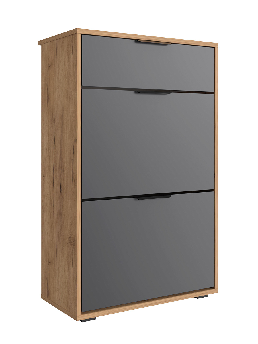 Тумба Оптима ОП-09 дуб крафт золотой/графит