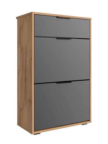 Тумба Оптима ОП-09 дуб крафт золотой/графит