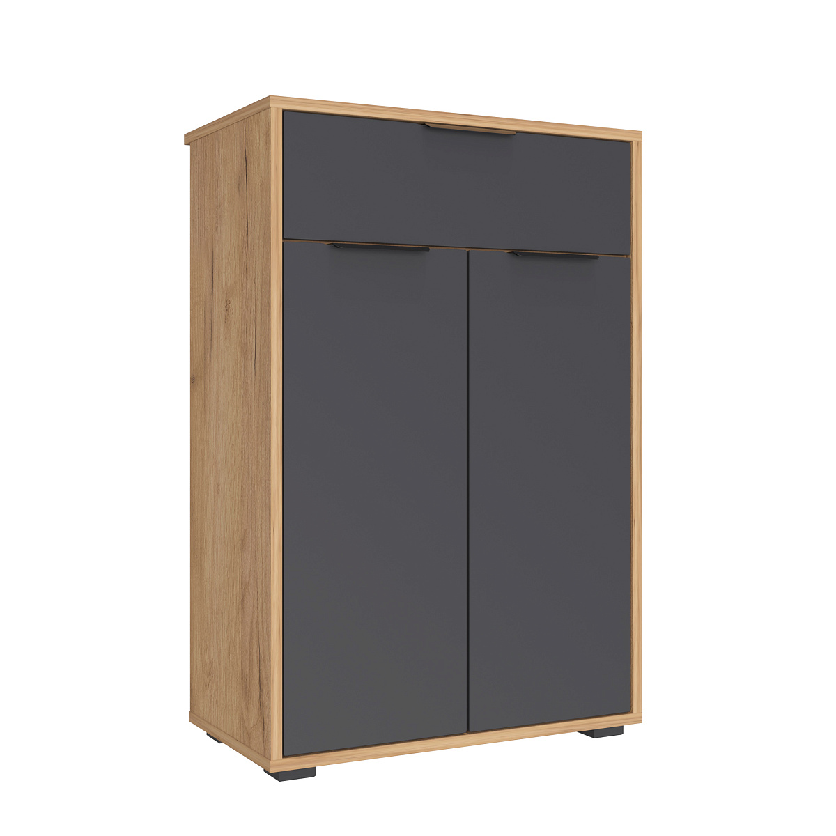 Комплект мебели для прихожей Оптима ОП-109 дуб крафт золотой/графит