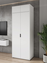 Антресоль Оптима ОП-11 белый структурный/меренга