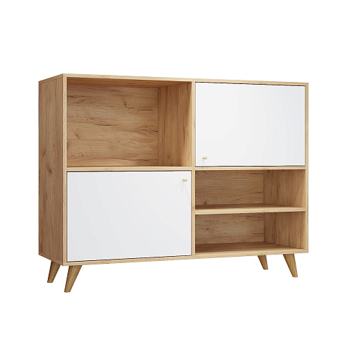 Комод Ирма ИР-11 дуб крафт/белый структурный