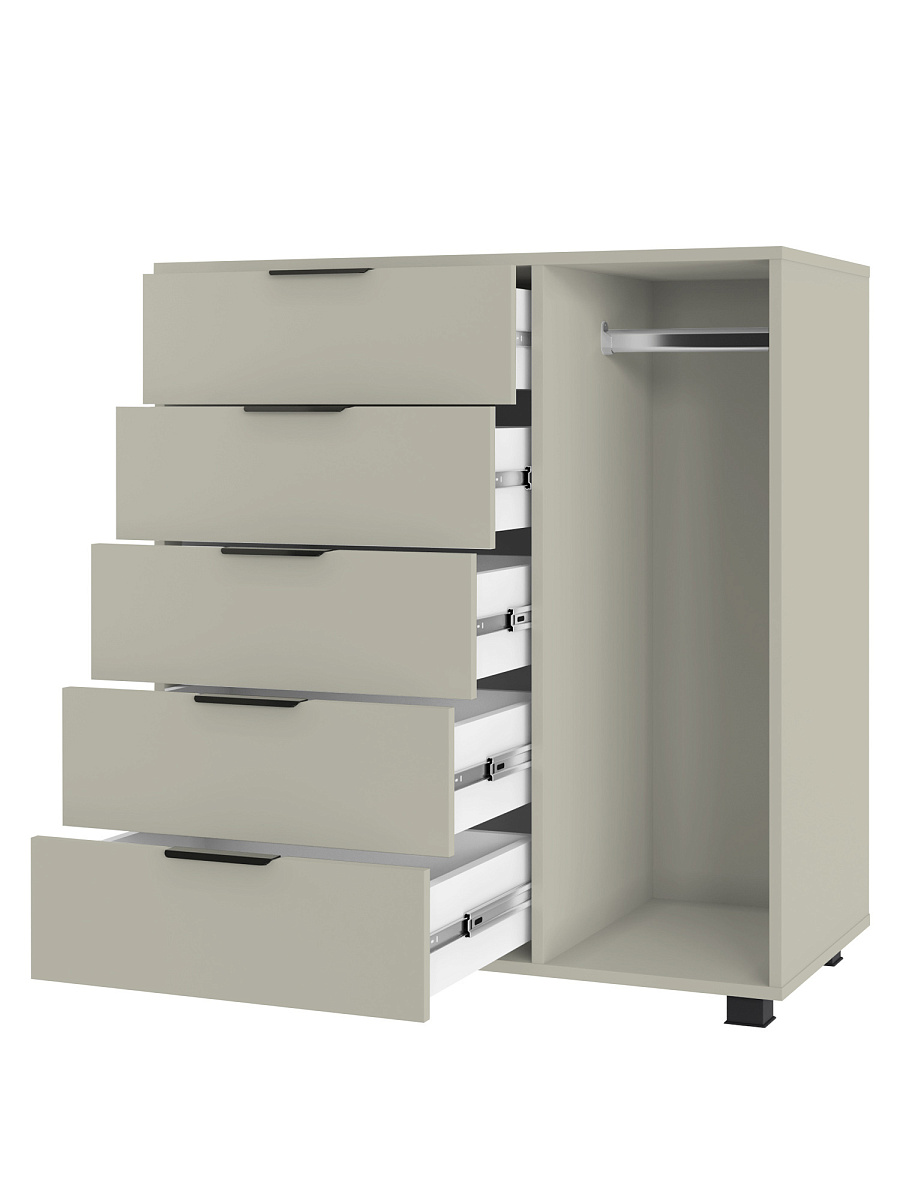 Шкаф комбинированный К-20 глиняный серый/риолит