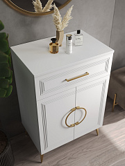 Тумба Оливия ОЛ-08 белый бриллиант/бланж